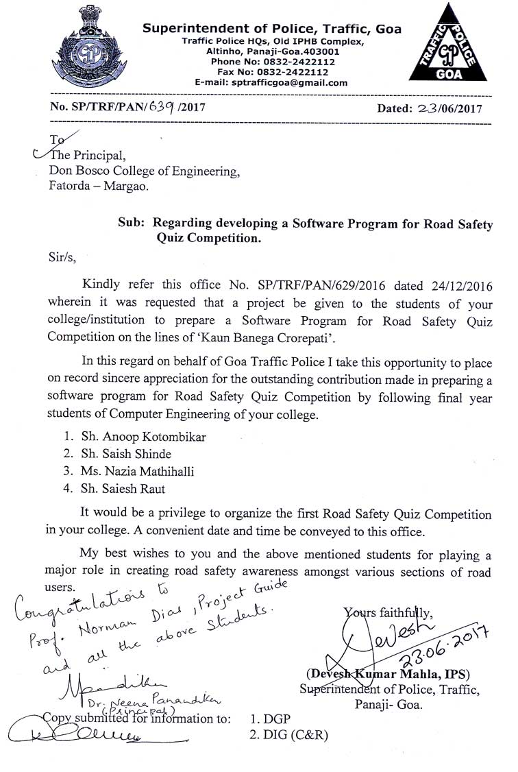 Goa-Police-Letter