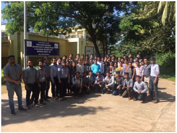 Field Visit to Sewage Treatment Plant at Navelim