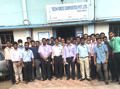 Dbcegoa Ac In Field Visit To Turbocam And Techforce For BE MECH