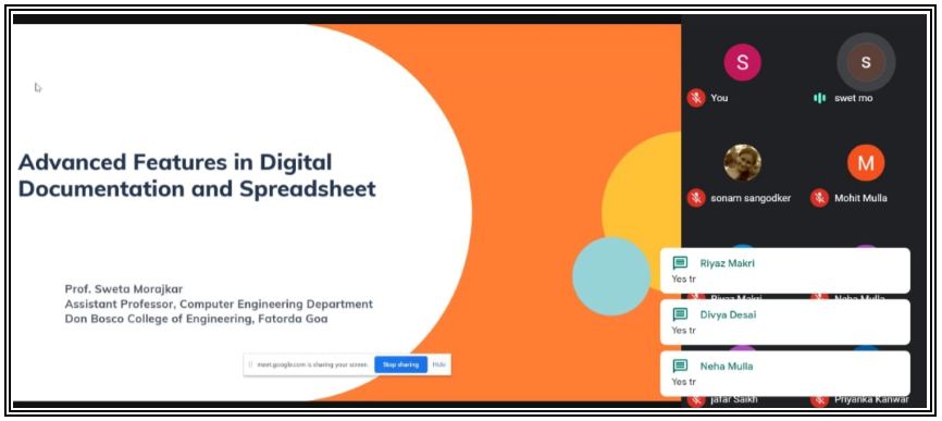 Advanced Features in Digital Documentation and Spreadsheet