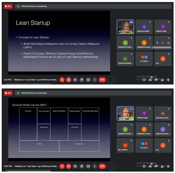 Webinar on Lean Start- up 1
