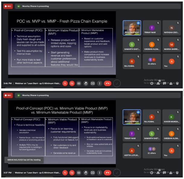 Webinar on Lean Start- up