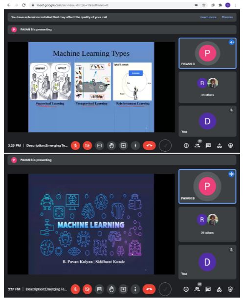 Webinar on Machine Learning 1